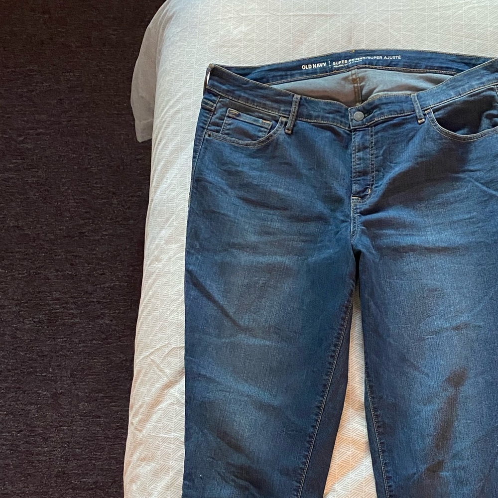 Old Navy Super Skinny Mid Rise Jeans